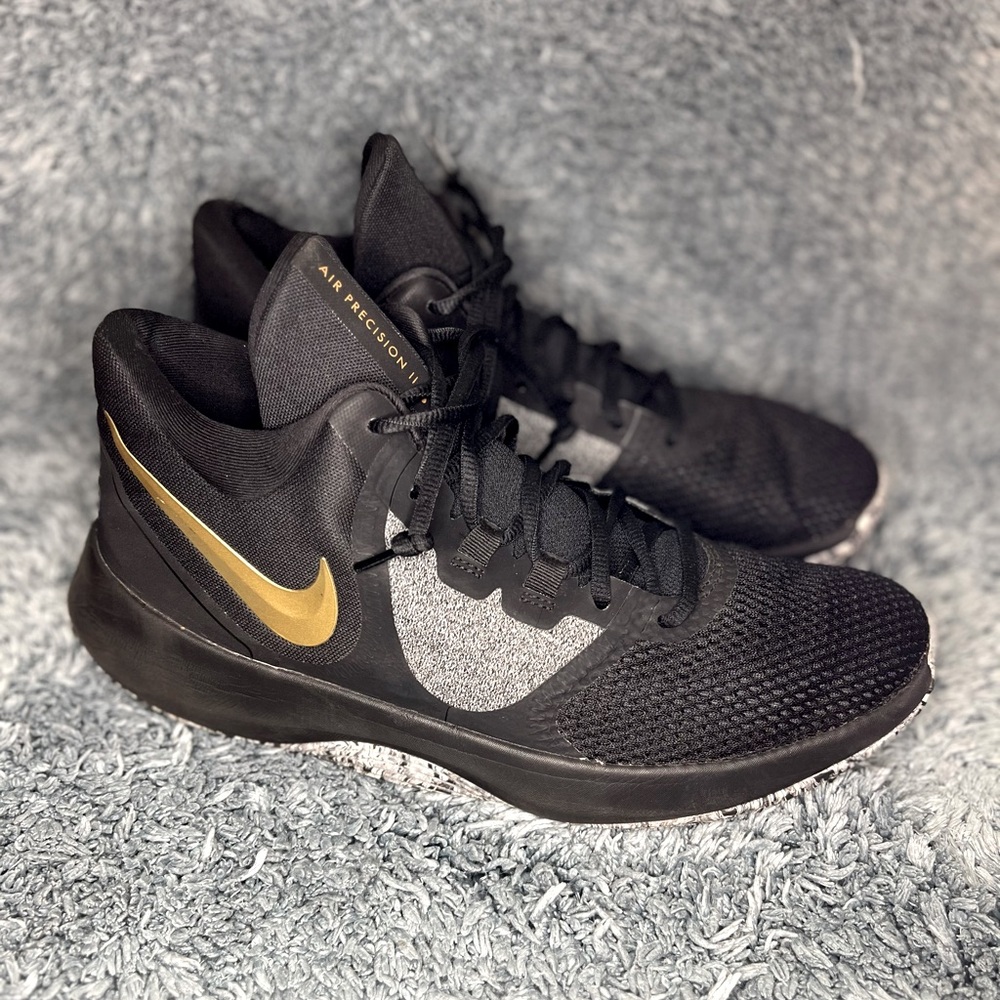 Nike Air Precision II Black/Gold/Grey